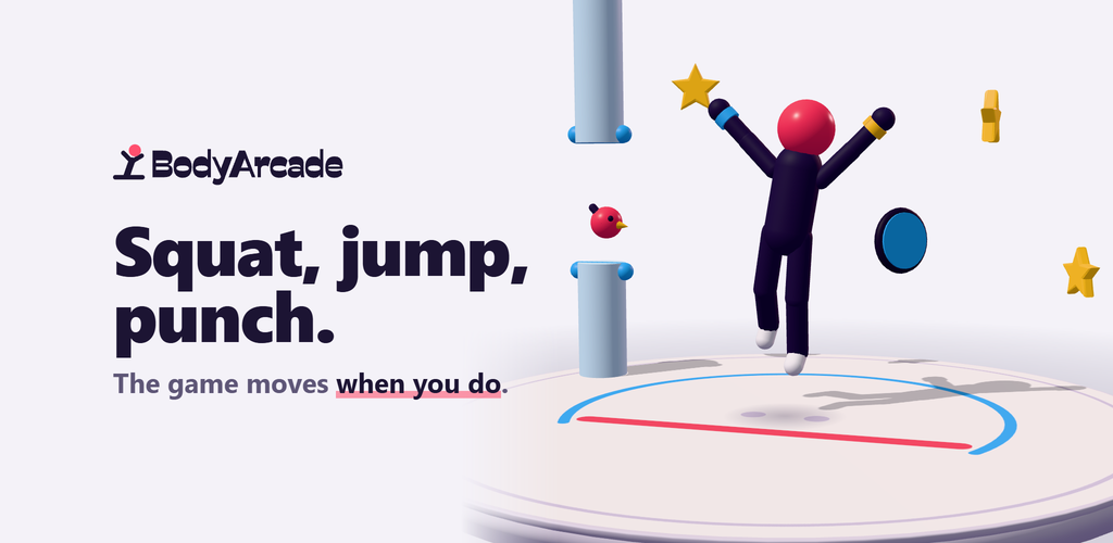 BodyArcade - 11 short games you play with your body through the webcam (free to try, nothing uploade